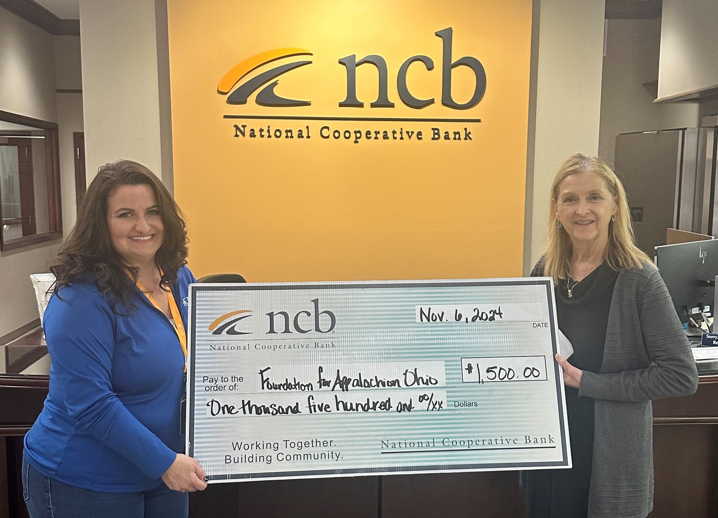 National Cooperative Bank Provides $151,000 in Grants to Non-Profit Organizations Nationwide in 2024