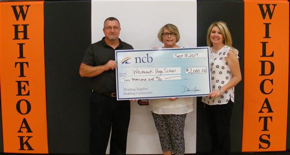 NCB Awards Local High School A $2,000 Technology Grant